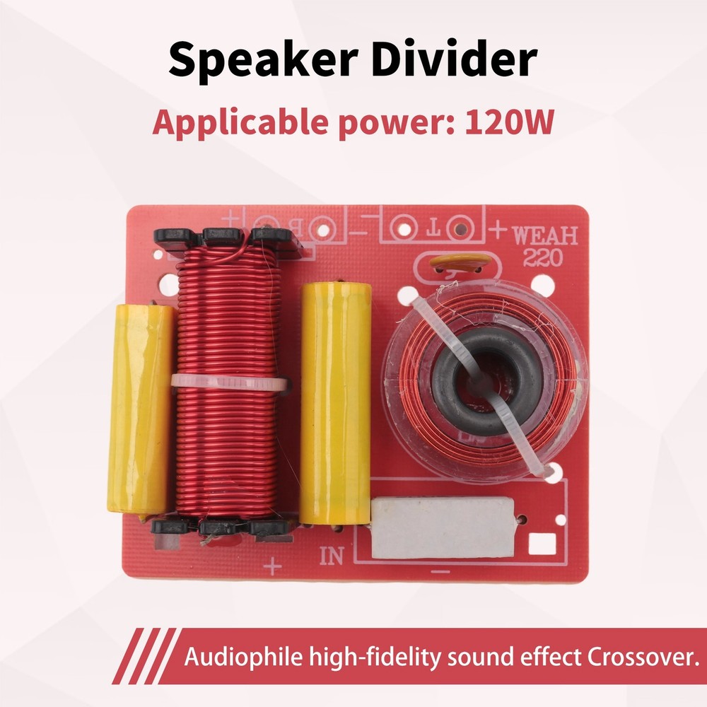 Speaker 2 Way Audio Board Frequency Divider Treble 2 Unit Crossover5568