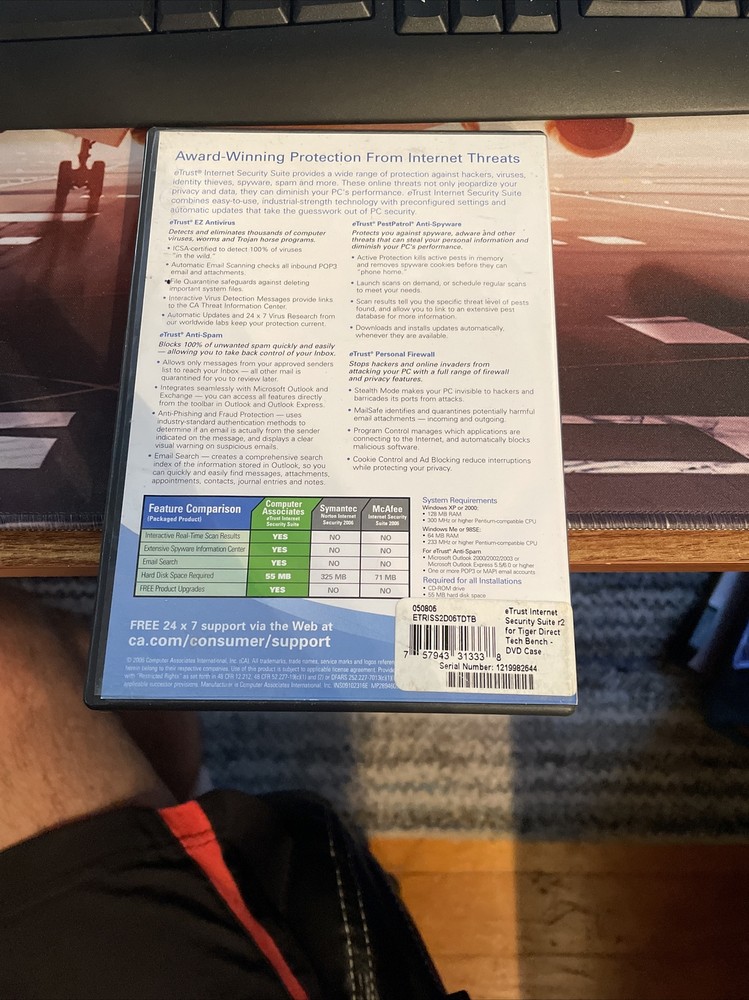 Computer Associates eTrust® Internet Security Suite 2006