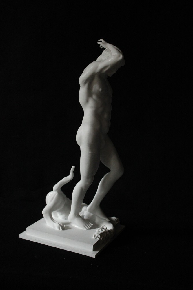 Apollo slaying Python Sculpture. ''20/50cm Big size desk gadget