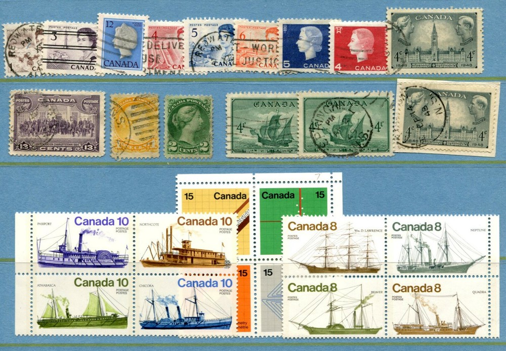 BH47 Canada 27v mint/used Ships