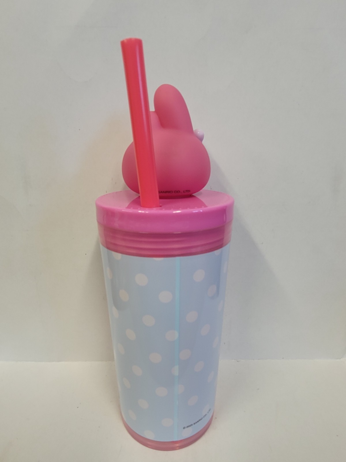 Water Bottle - Hello Kitty & Friends My Melody 7" Plastic 12oz Straw Tumbler 3D