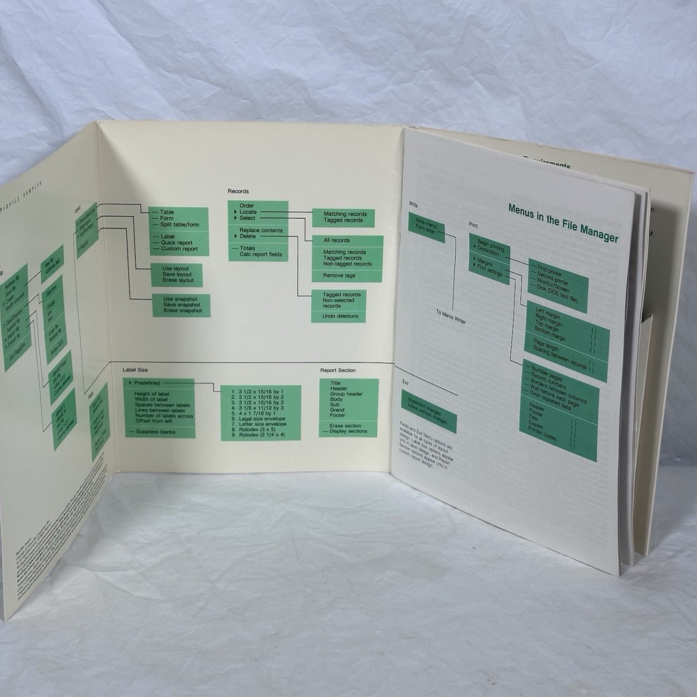 New? Ashton Tate RapidFile Database Version 1.0 IBM PC 3.5 5.25 Media Software