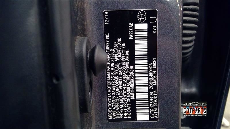 Camera/Projector Camera Front Windshield Mounted Fits 19 C-HR 185477