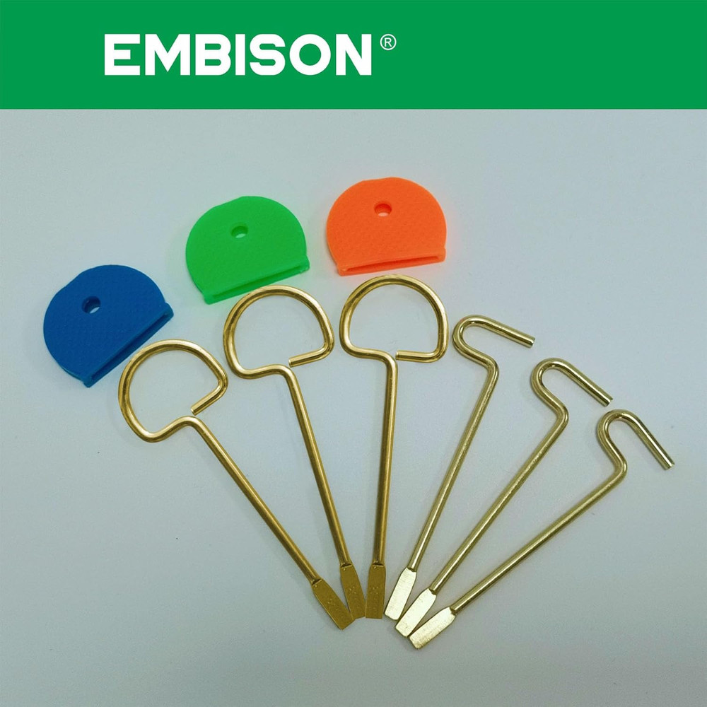 Interior Bedroom Bathroom Emergency Key Replacement - 6 Pack