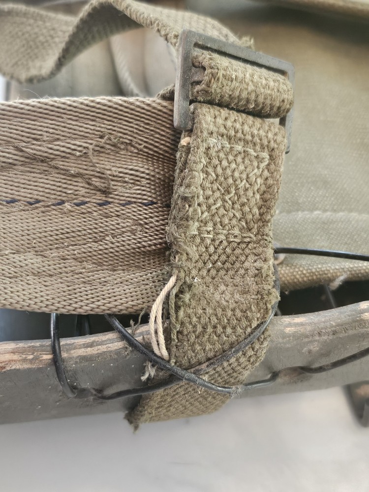 ORIGINAL WWII US ARMY M1944 EQUIPMENT AMMO CARRY PACK BOARD BACKPACK-DATED 1944