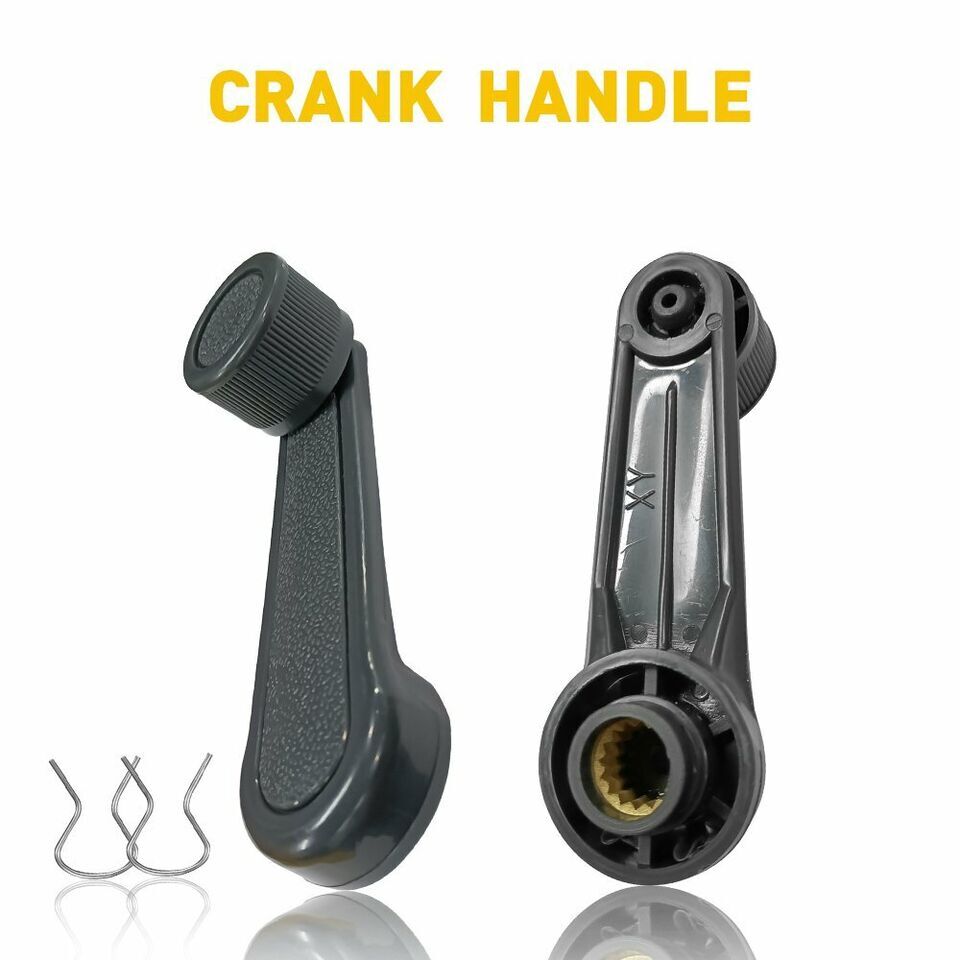 PAIR Window Crank Lever Handle GRAY FOR Toyota Tacoma T100 Pickup Corolla