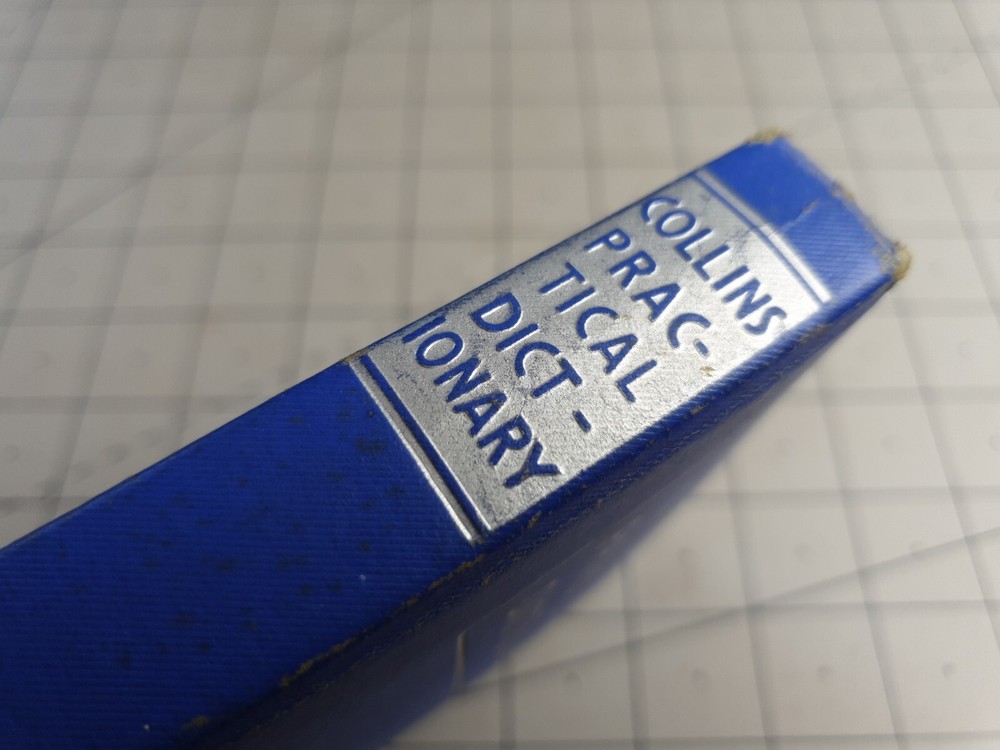 The New Practical Dictionary Collins 1954 Hardback Book
