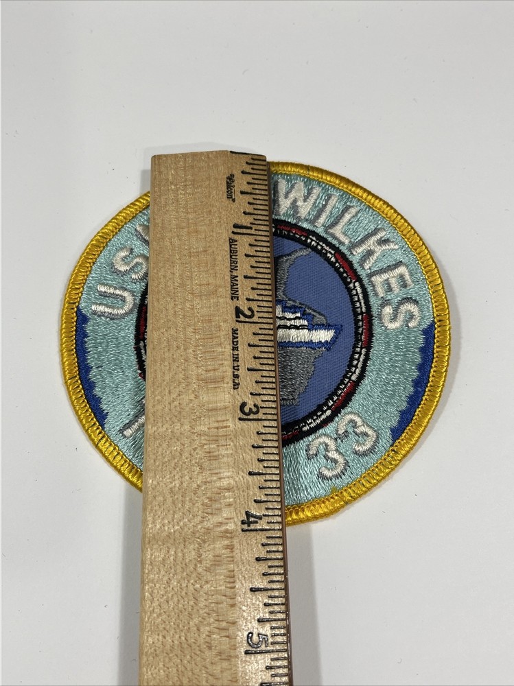 US NAVY USNS WILKES T-AGS 33 PATCH