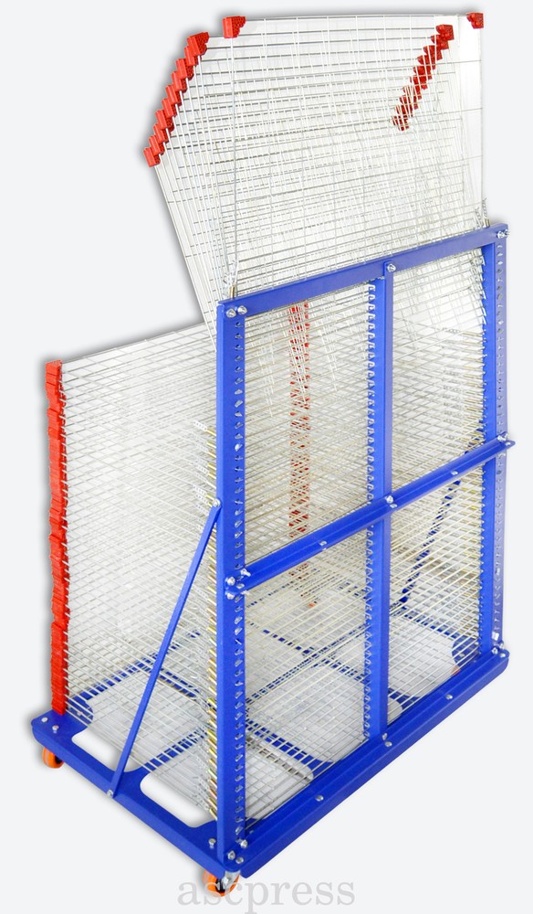 Screen Printing Drying Rack 50 Layers Ink Curing Shelf Movable Tool Multi-layer