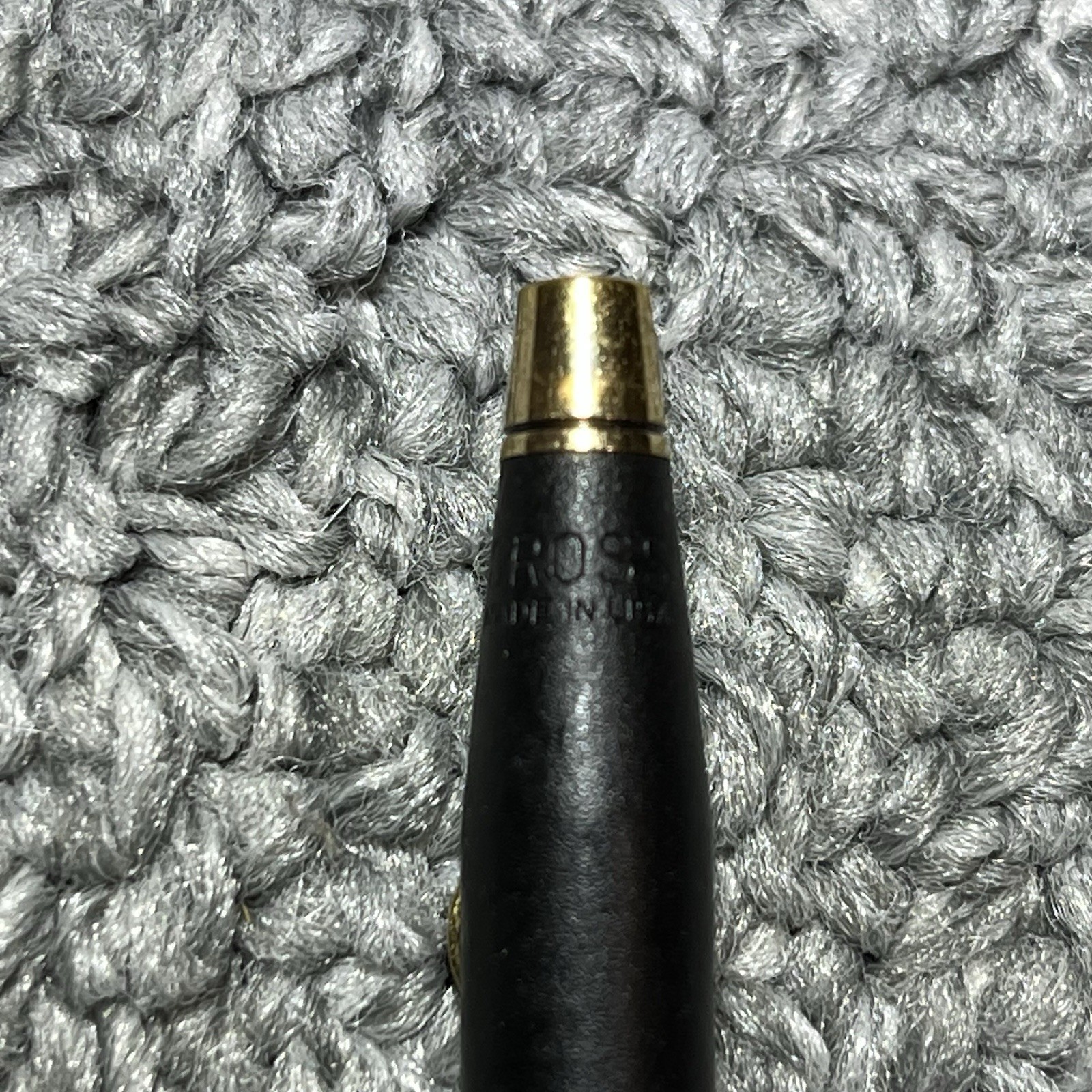 Vintage Cross Ballpoint Pen Rainbow Macintosh Apple Logo Black Gold