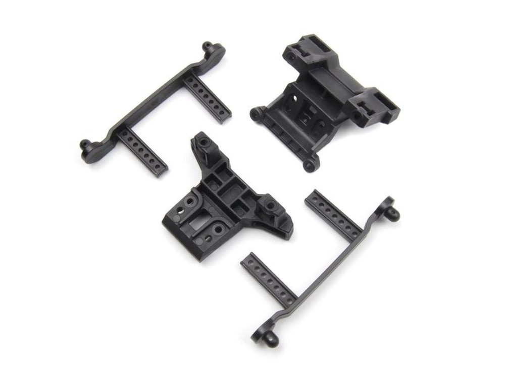 BlackZon - Front & Rear Shock Tower Set with Body posts for Vyper