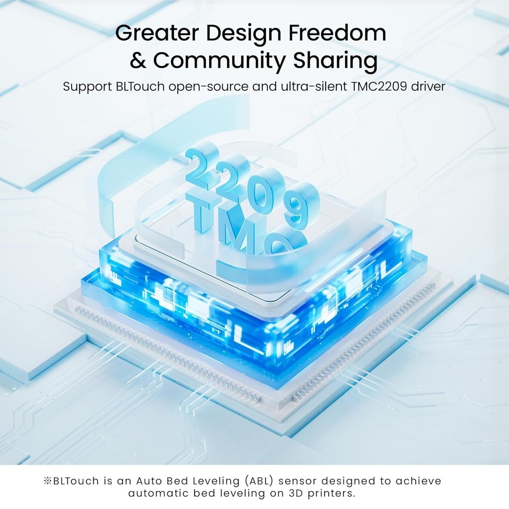 LK5 Pro 3D Printer–FDM Open-Source 3D Printer with TMC2209 Upgraded Motherboard