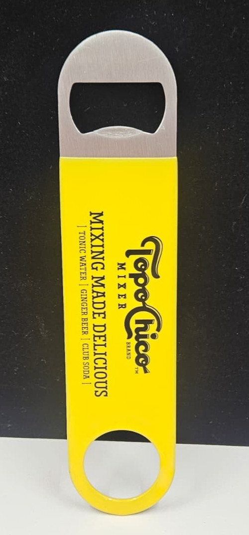 Topo Chico Mixer Bottle Opener – Yellow - NEW