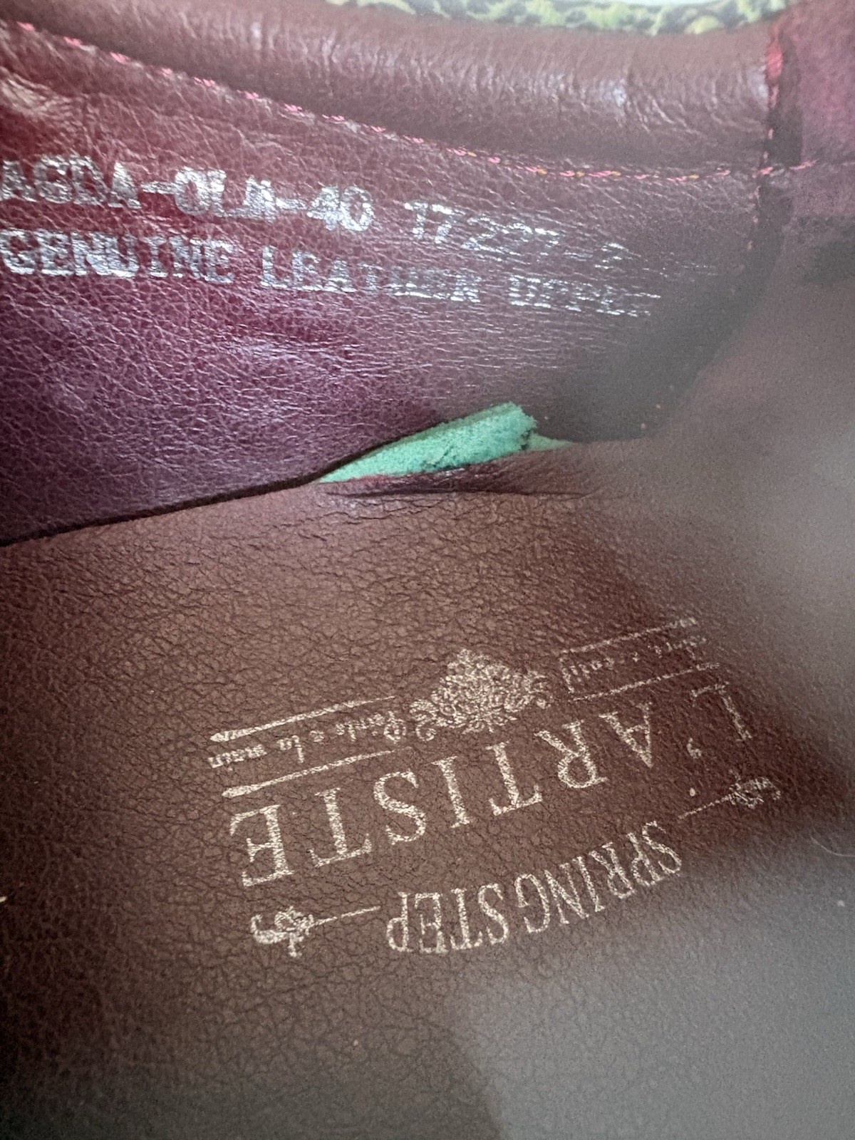 L'Artiste by Spring Step Magda Slip-On Shoes Women's Brown Size US9 EU 40 New