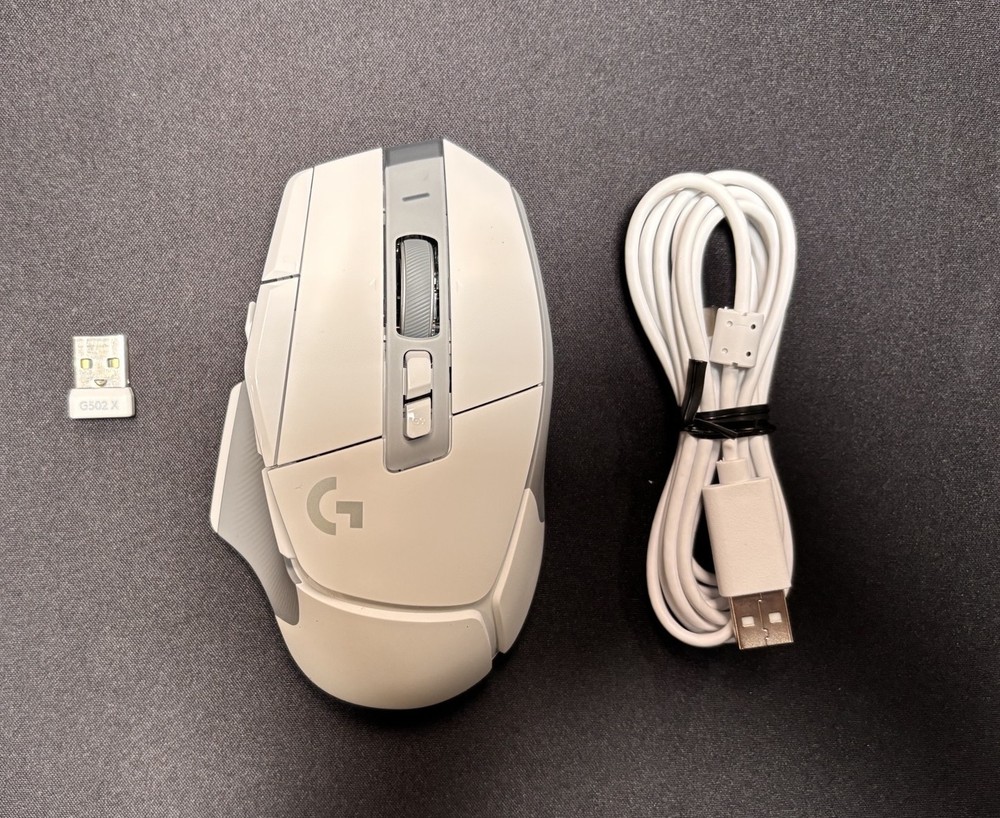 Logitech - G502 X PLUS LIGHTSPEED Wireless Gaming Mouse White