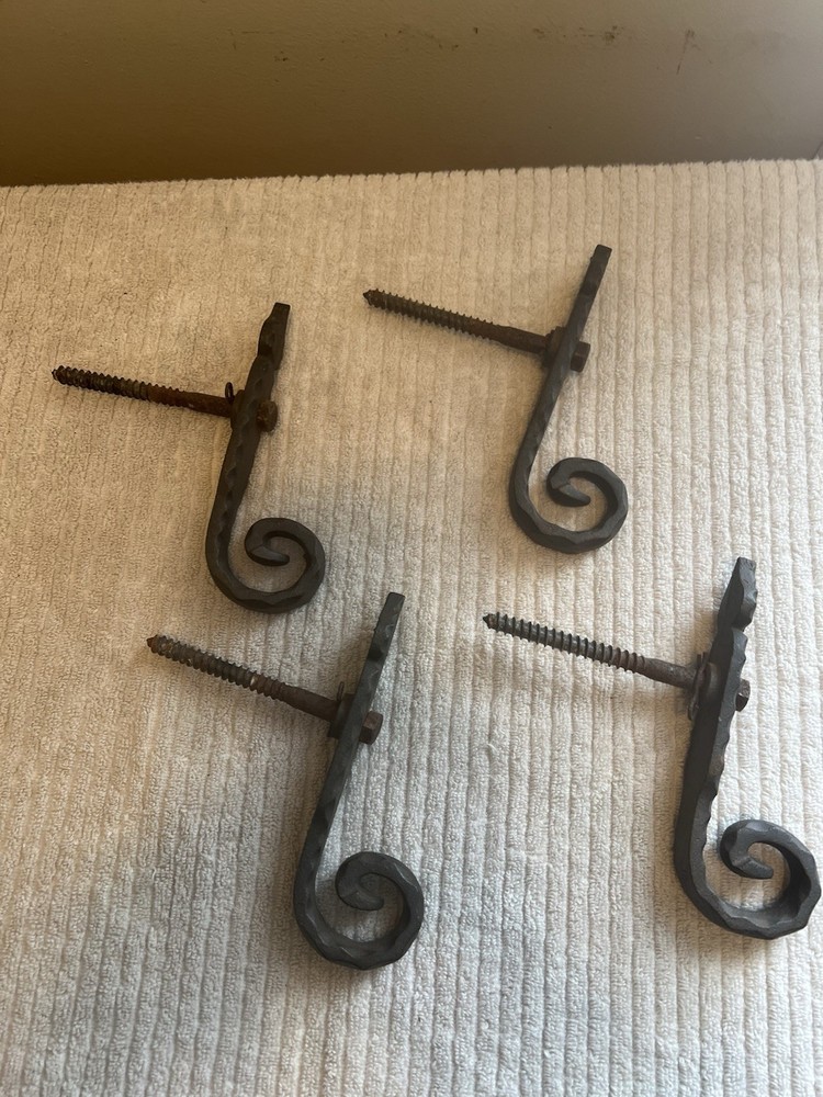 4 Cast Iron  Window Shutter Ties