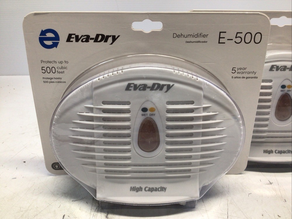 Eva-Dry E-500 2 pack Renewable Wireless Dehumidifier