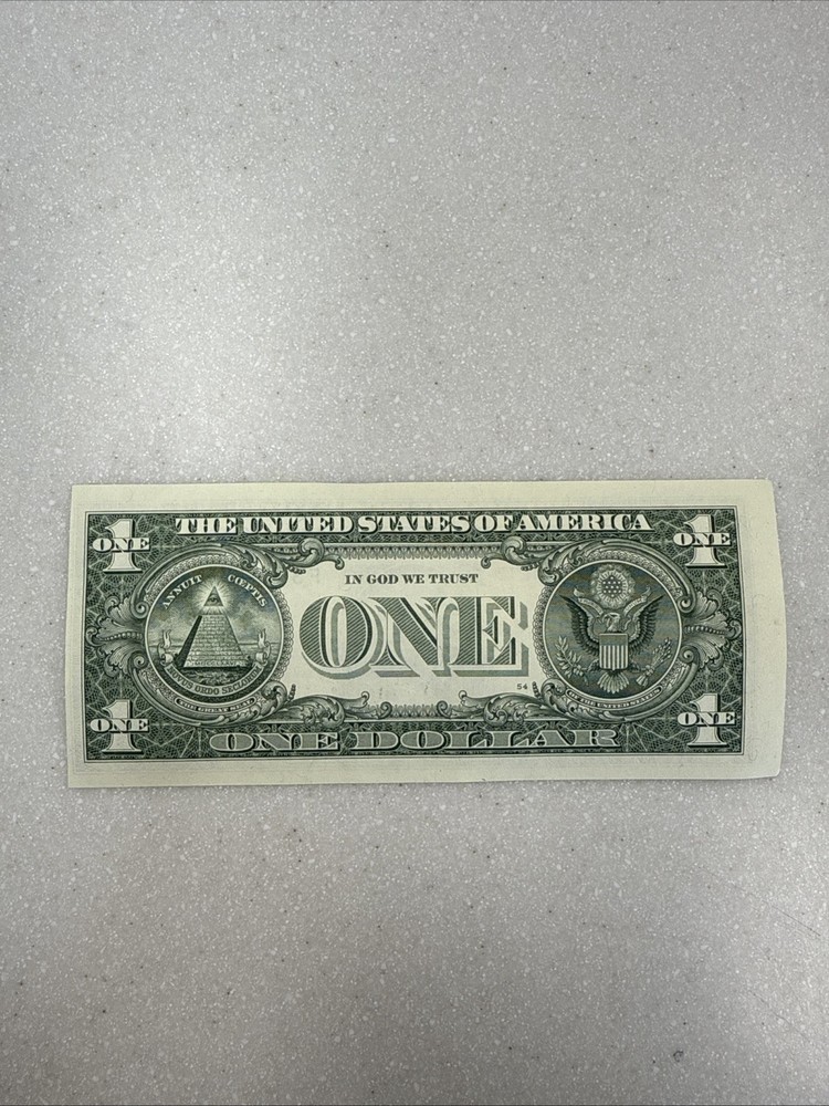 $1 Dollar Bill Error Print Series 2021