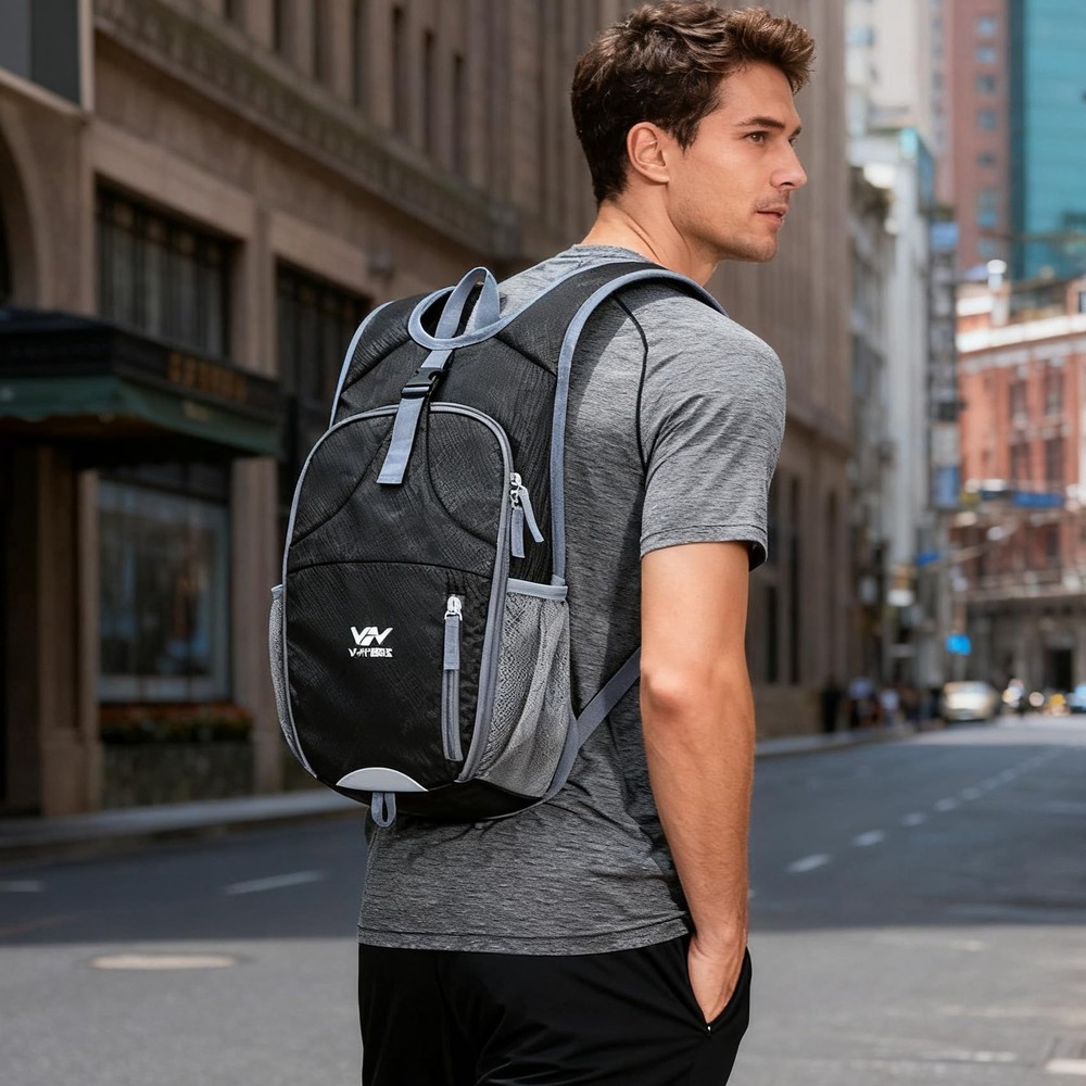 15L Foldable Hiking Backpack,Lightweight Packable Waterproof Machine Washable...