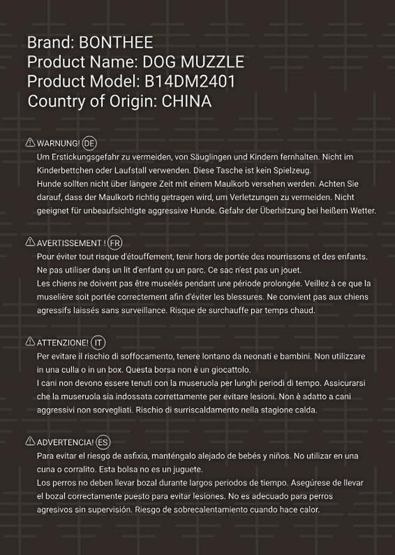 Dog Muzzle,Mesh Soft Muzzle for Small Medium Large Sized Dogs, Breathable Reflec