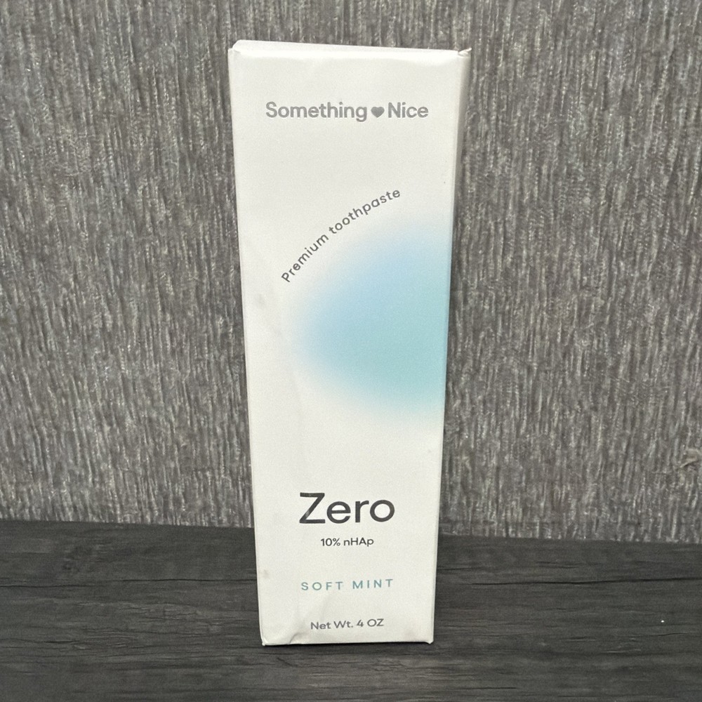 Zero Premium Toothpaste by Dentist Recommended Soft Mint Flavored