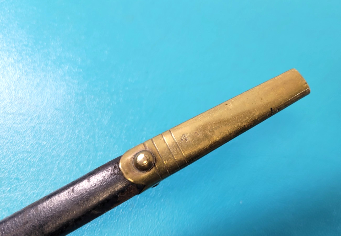 English Pattern 1895 Martini Enfield Socket Bayonet + Scabbard TR876