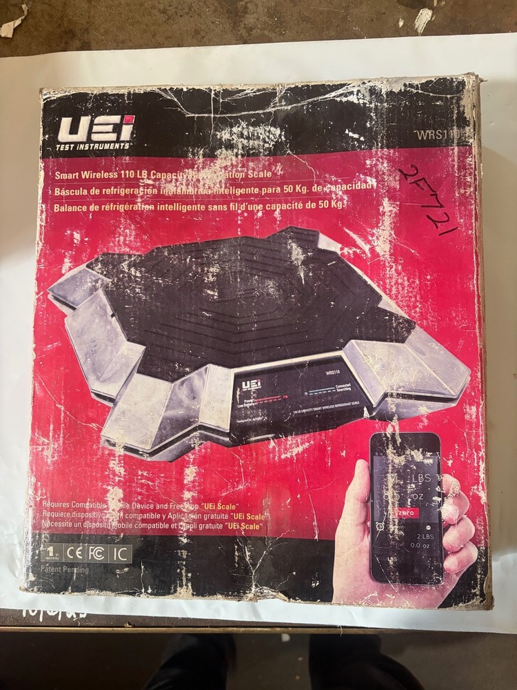 UEI smart wireless refrigerant scale