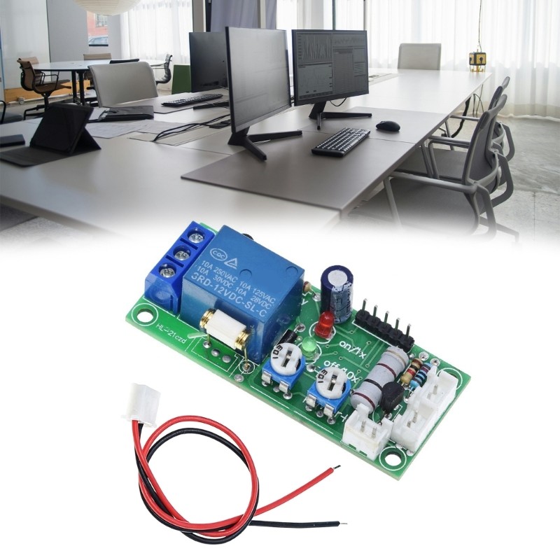 Touch Sensitive Vibration Sensors Relays Module Adjustable Delay Timer Control