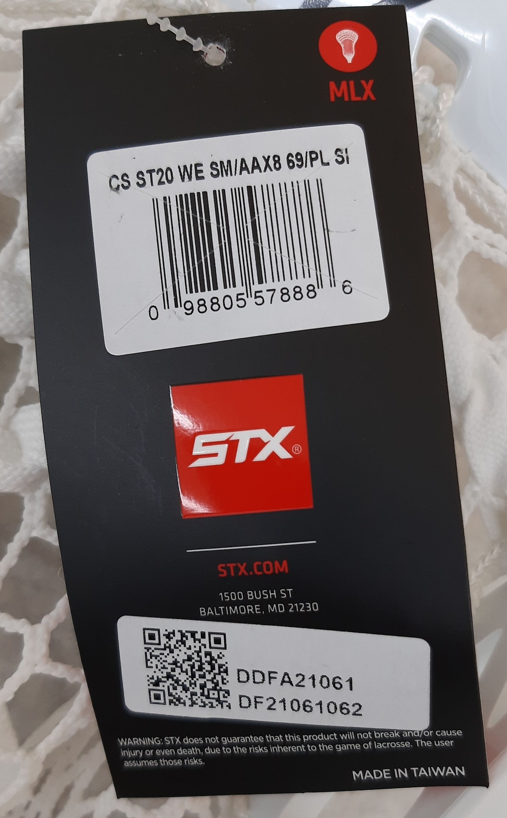 STX Stallion 200 Complete Lacrosse Stick 6000 Series Alloy Handle 30" - Beginner