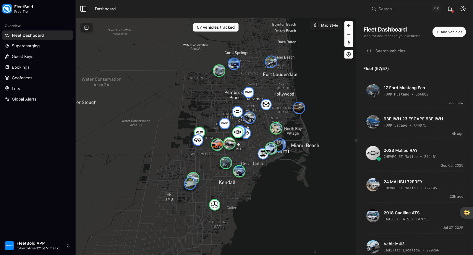 GPS Tracker for Vehicles – $8.99/Month Full Tracking for Turo & Fleet Operators