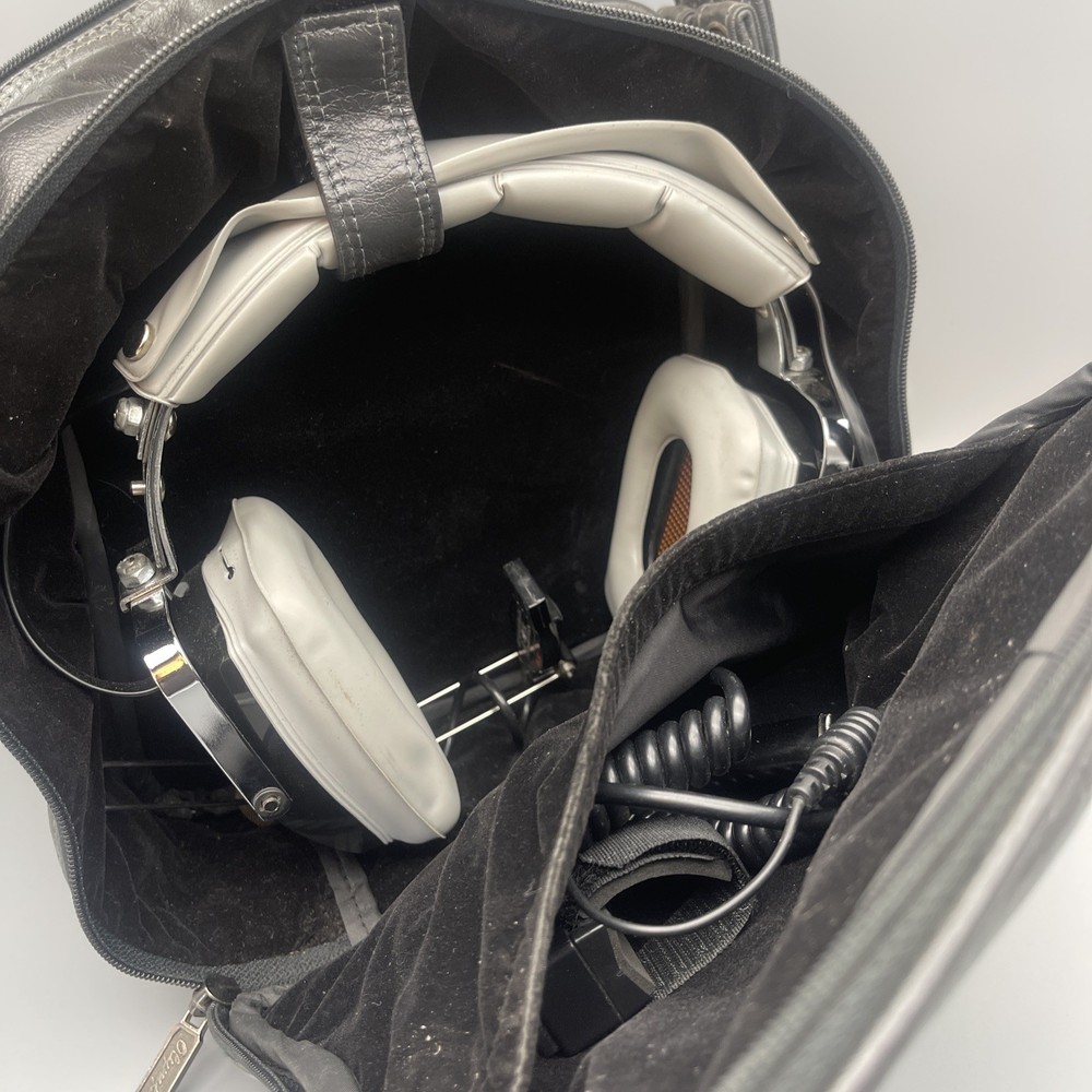 Vintage Audio Com Pilot & CoPilot Voice Activated Intercom Headphones Headset
