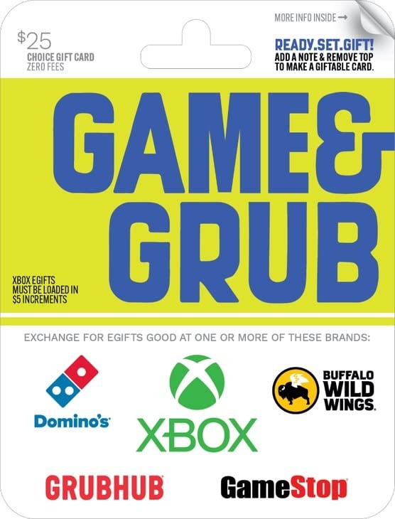 Game & Grub Gift Cards