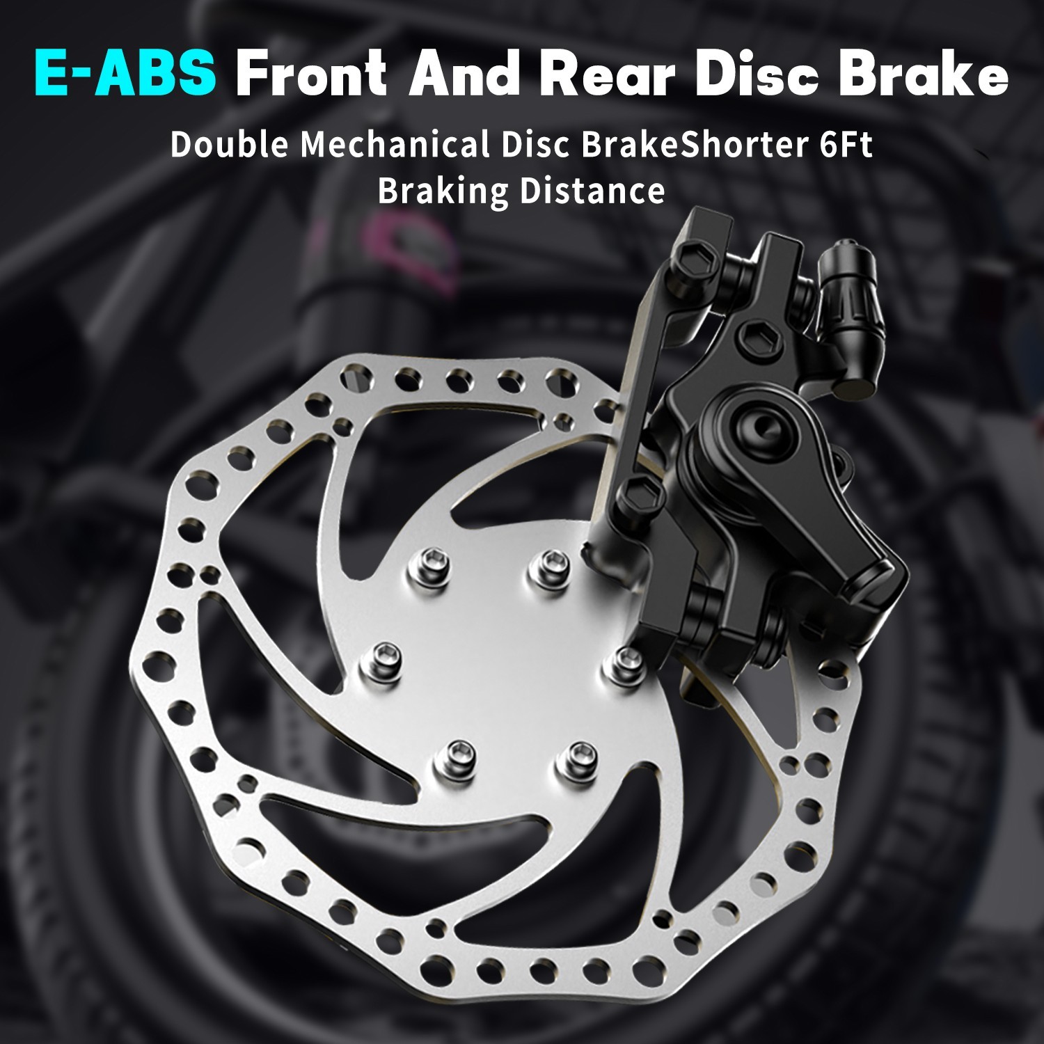 E-Scooter with Seat 30 MPH 43 Miles Range 14'' 1500W Electric Scooter For Adult