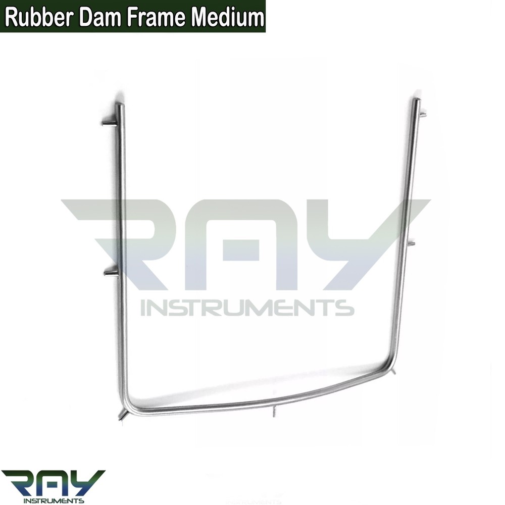 Dental Endodontic Rubber Dam Frame Holder Punch Medium Restorative Instruments
