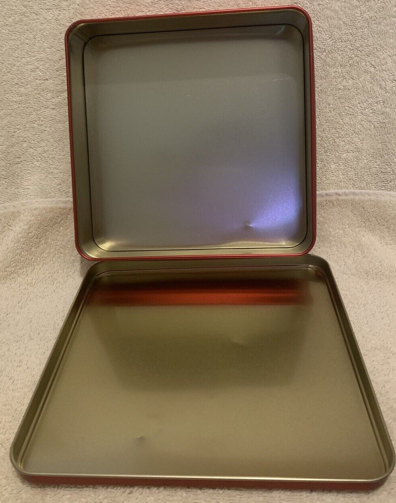 Joy Luck Palace Mooncakes Tin Box (Empty) 8x8x2 - EUC