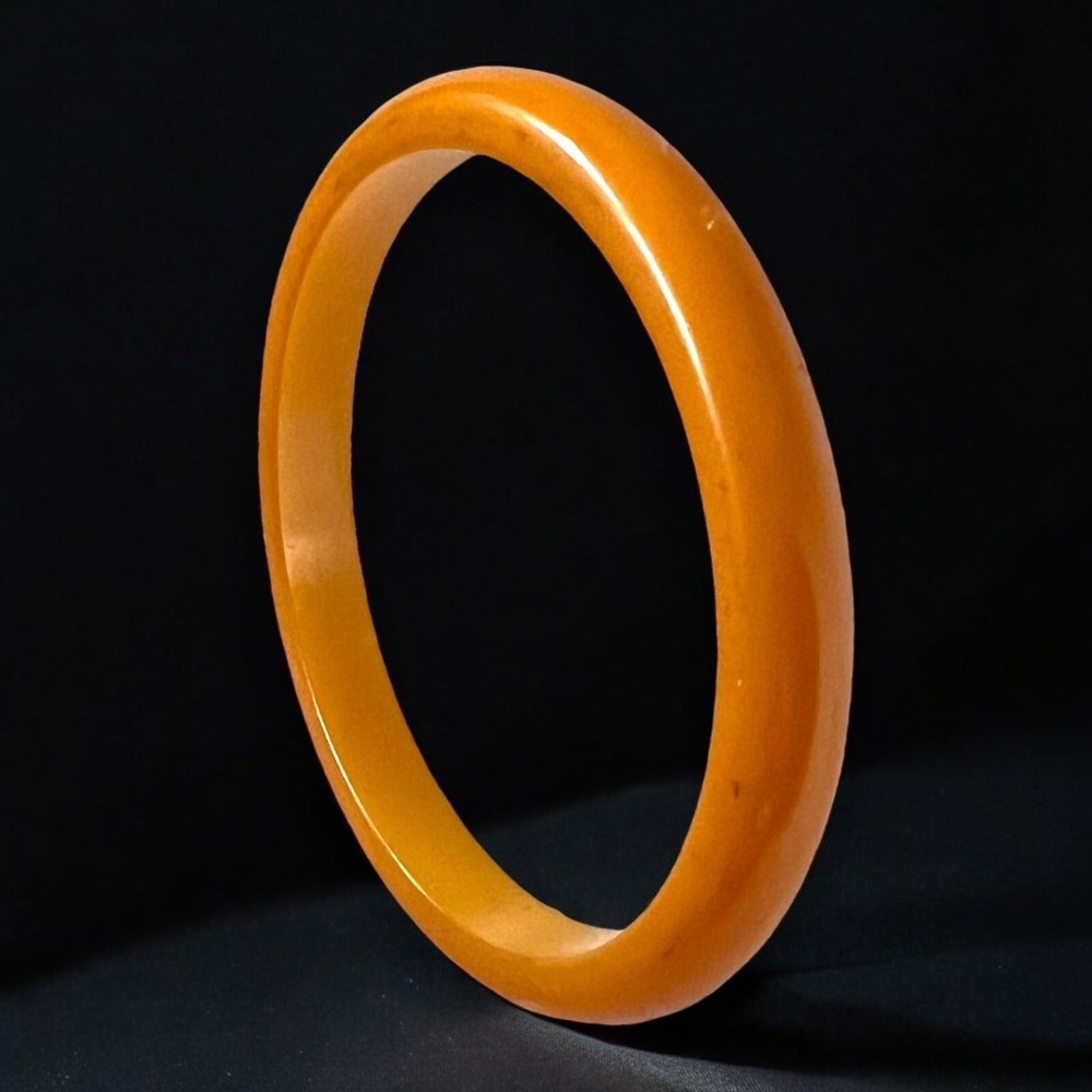 Bakelite Bangle Spacer Stackable Butterscotch Tested Vintage MCM