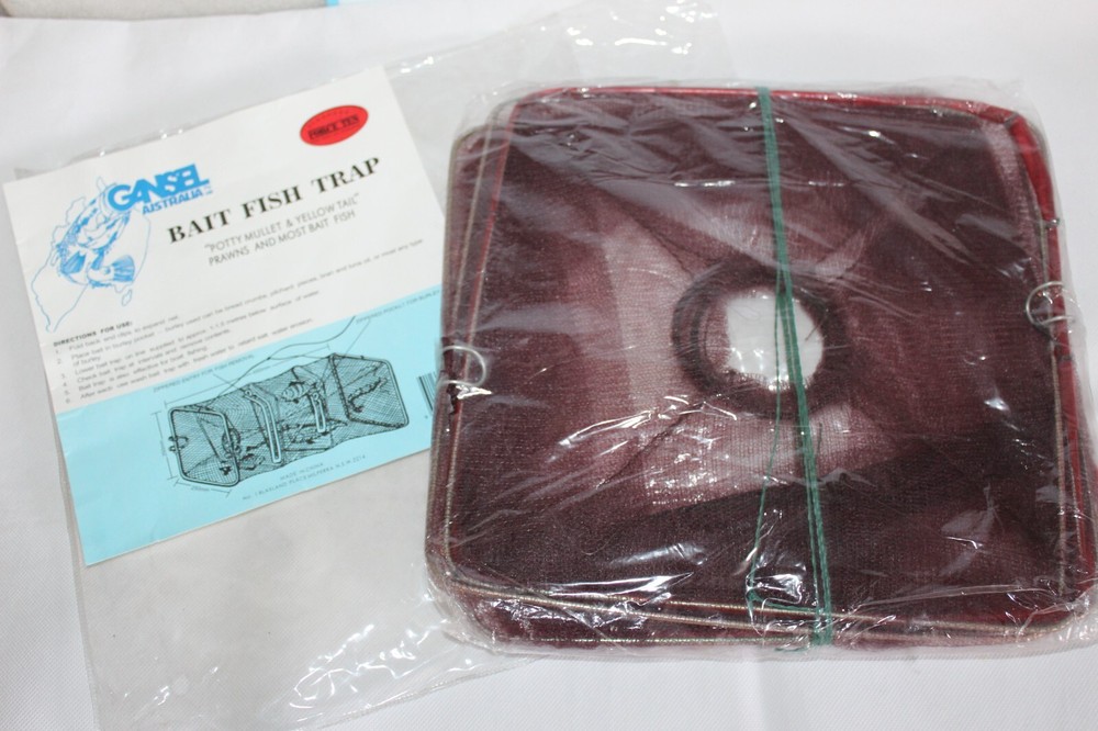 GANSEL AUSTRALIA BAIT FISH TRAP NEW UNUSED