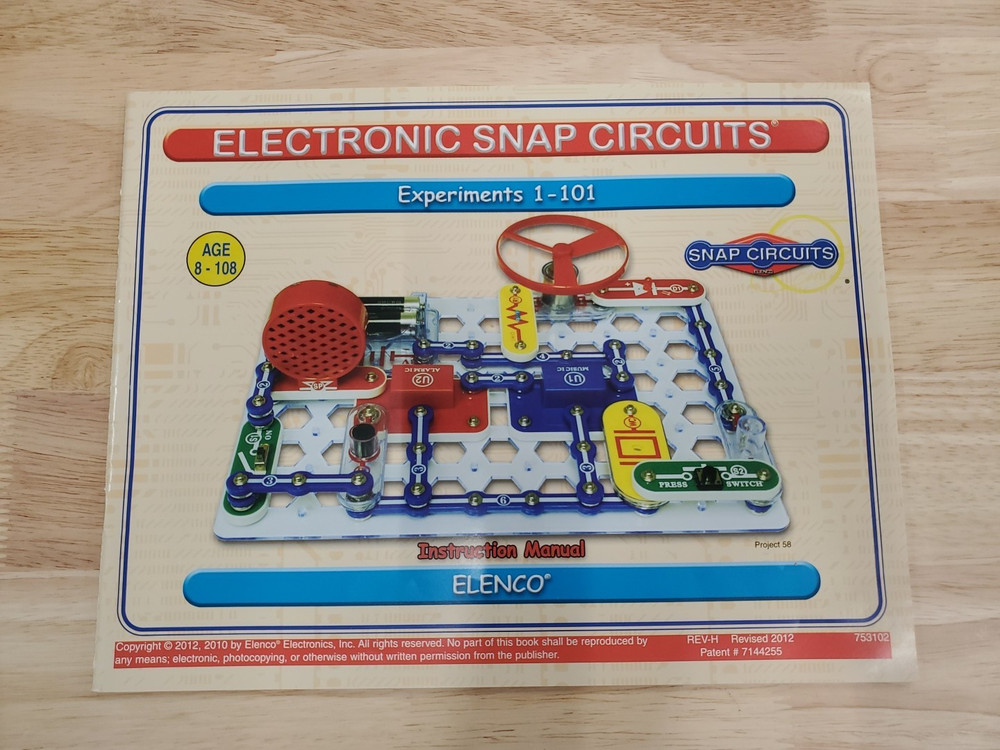 Snap Circuits Jr. SC-100 Electronics Exploration Kit, Over 100 Projects