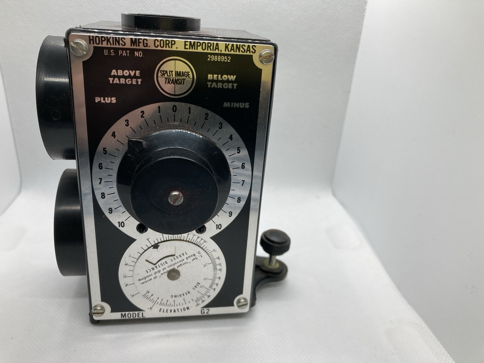 Hopkins MFG. G2 Split Image Transit Model G2 Made in USA, with Original case
