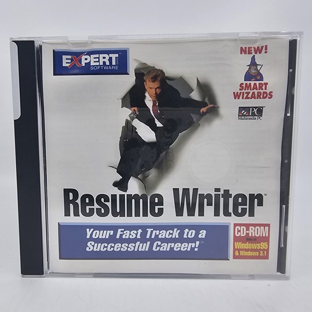 Expert Software Resume Writer CD-ROM PC Windows 95 & 3.1