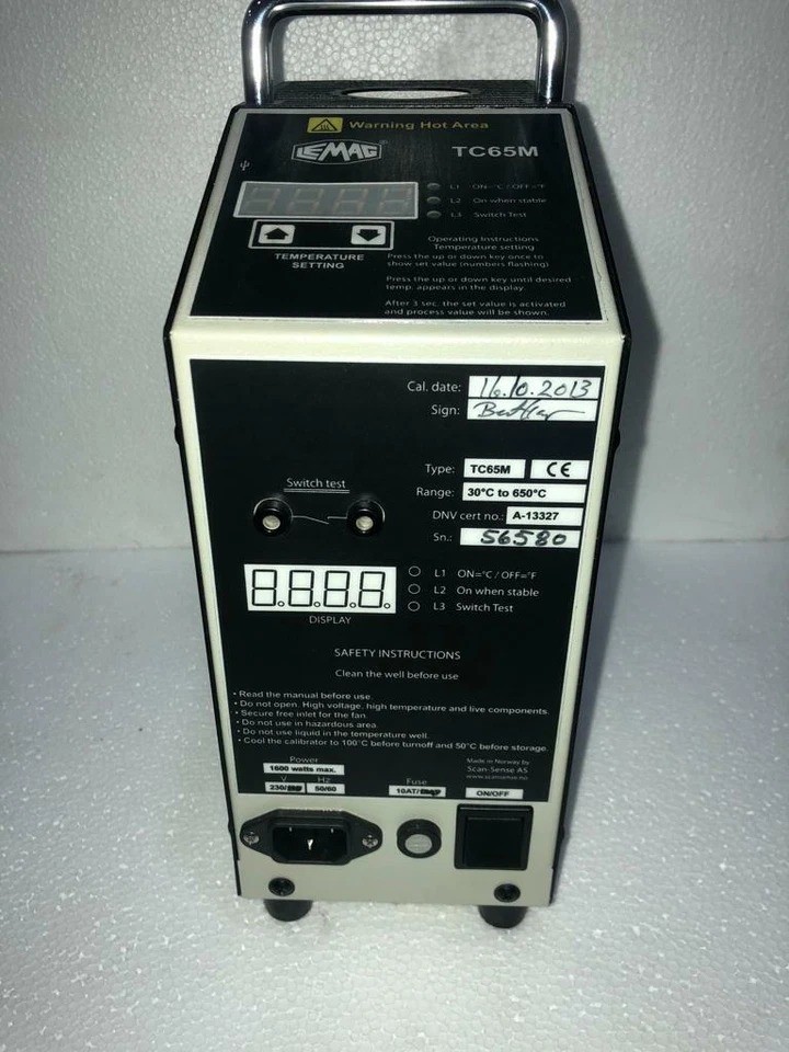 LEMAG TEMPRATURE CALIBRATOR MODEL TC65M