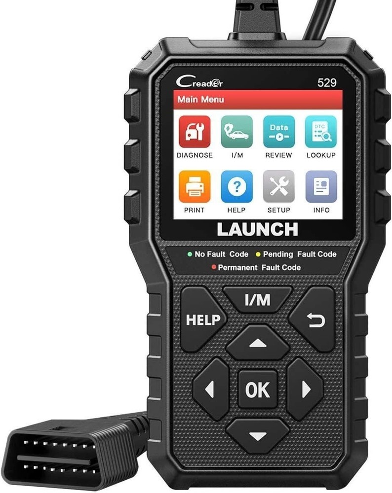LAUNCH CR529 OBD2 Scanner OBD Code Reader Car Check Engine Fault Diagnostic Tool