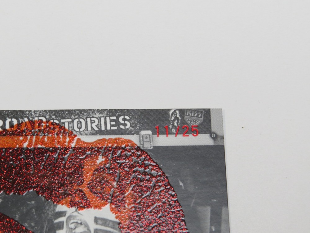 KISS RED PARALLEL #66 PRESS PASS 360 TRADING CARD - TARGET EXCLUSIVE 11/25