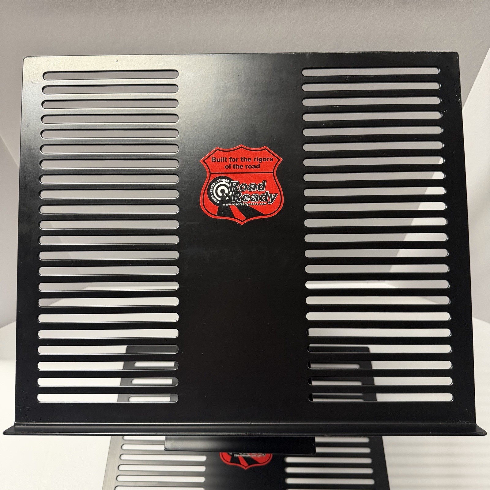 Road Ready DJ Laptop Stand Adjustable Heavy Duty Mixer Utility Stand Portable