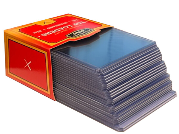1 Case 1000 CBG Brand 3 x 4 Toploaders Holders & 1,000 Card Soft Sleeves