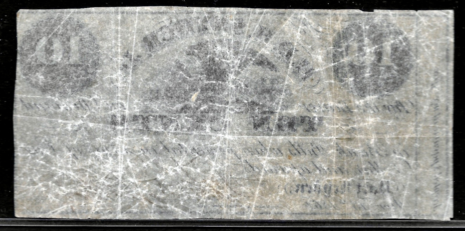 Nov 13, 1862 New York Port Leyden H D H Snyder Jr Civil War Era 10¢ Scrip Note