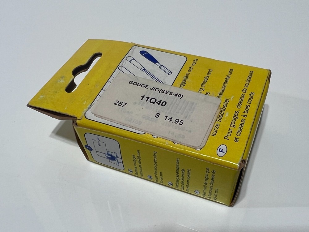 TORMEK SVS-40 Slipjigg for Skolpar, Short Tool, Grinding Jig for Gouges, NEW NOS