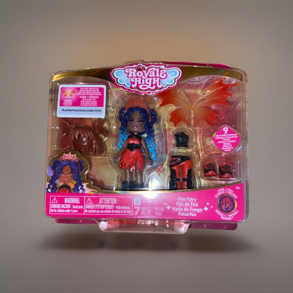 Royale High Fire Fairy - Fire Wings In Game - Code Only Sent Through Ebay Msgs