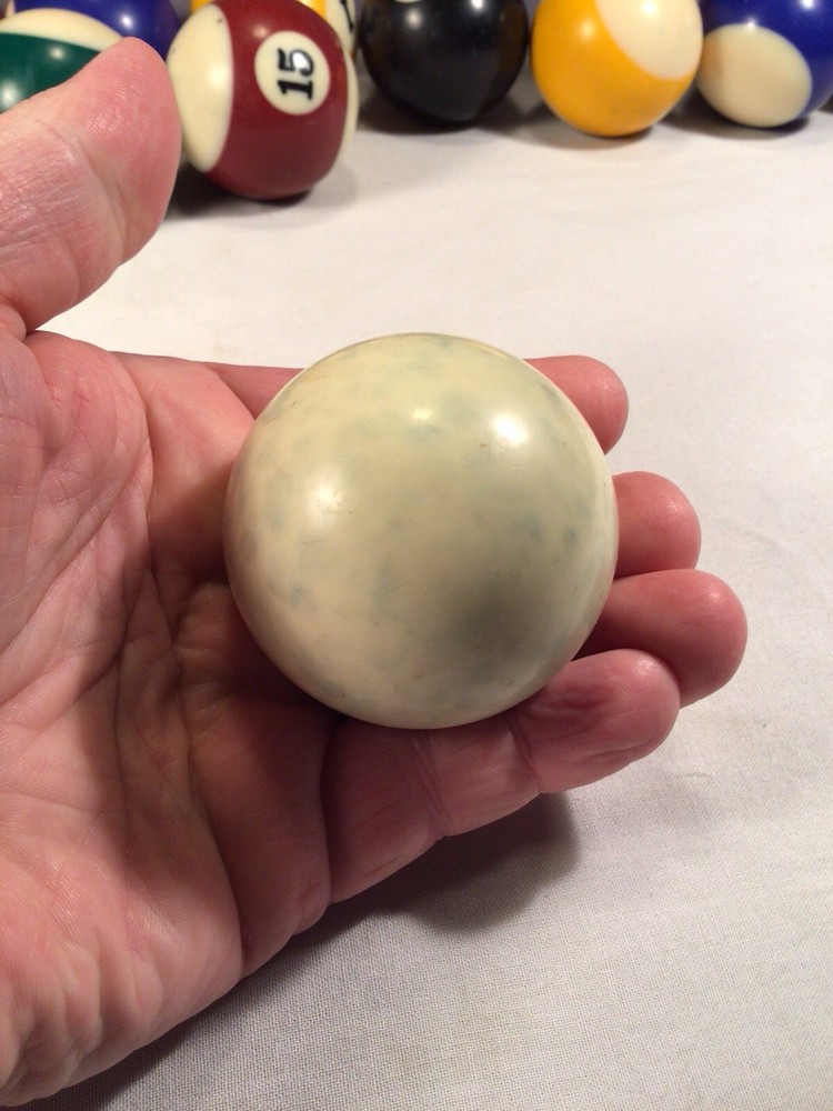 Vintage Ball Replacement Cue Billiard Pool Solid!