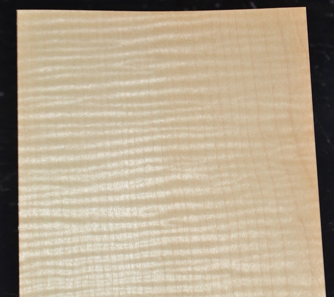 Maple Raw Wood Veneer Sheet 6 x 21 inches 1/42nd                       7717-4